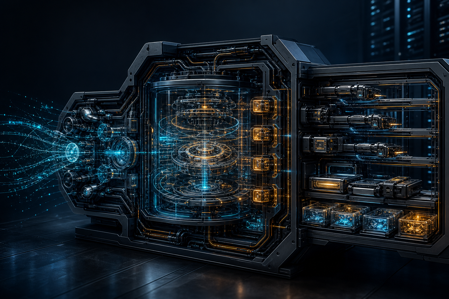Featured image about an autonomous pentest agent, represented as a layered technical apparatus that turns reconnaissance into hypotheses, controlled actions, and auditable evidence.