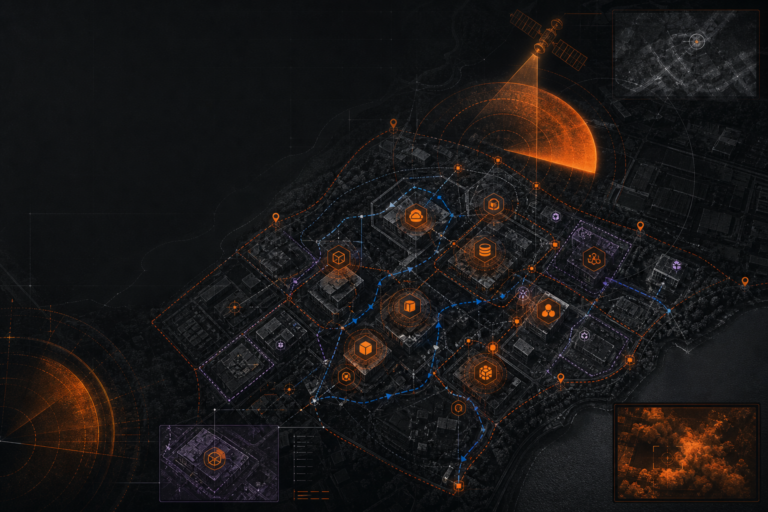 Featured image showing a reconnaissance map for enterprise AI targets, including cloud, AI components, and investigation paths.